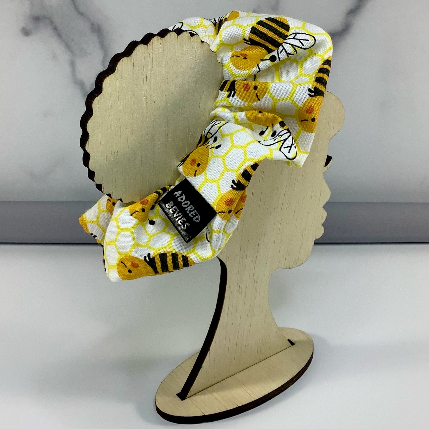 Bees In Meadow Hero Scrunchie