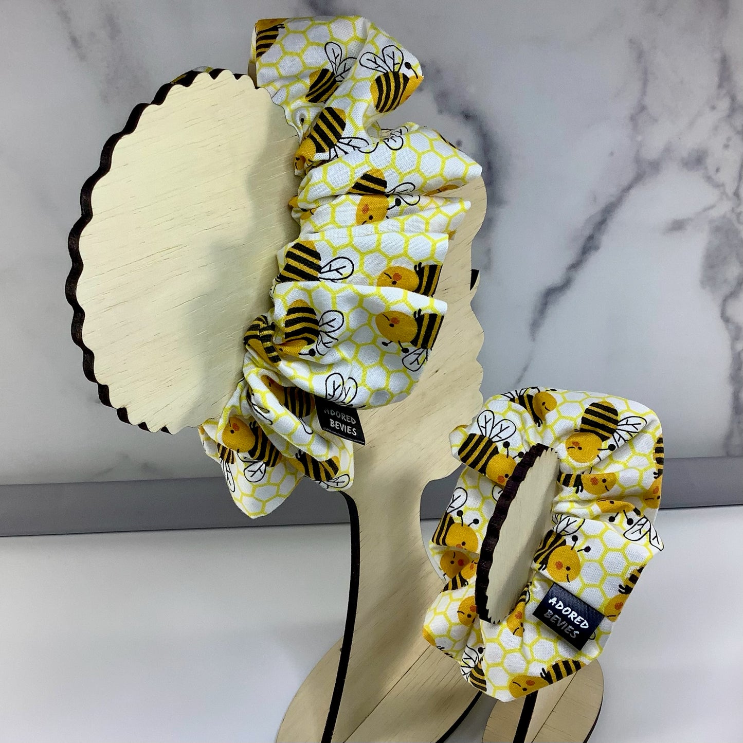 Bees In Meadow Hero Scrunchie