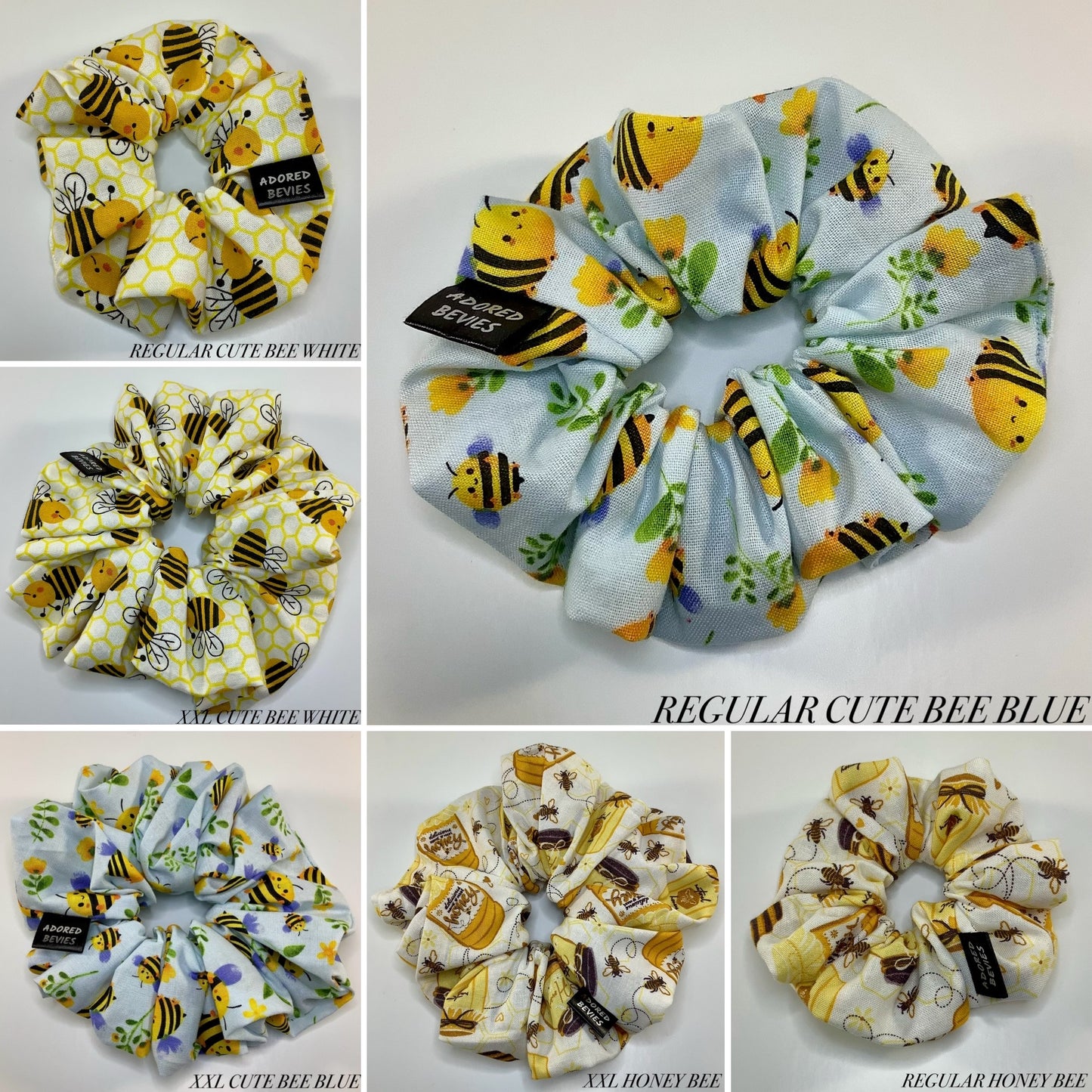Bees In Meadow Hero Scrunchie