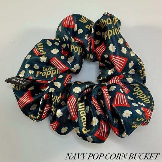 Movie Theater Popcorn Bucket Hero Scrunchie