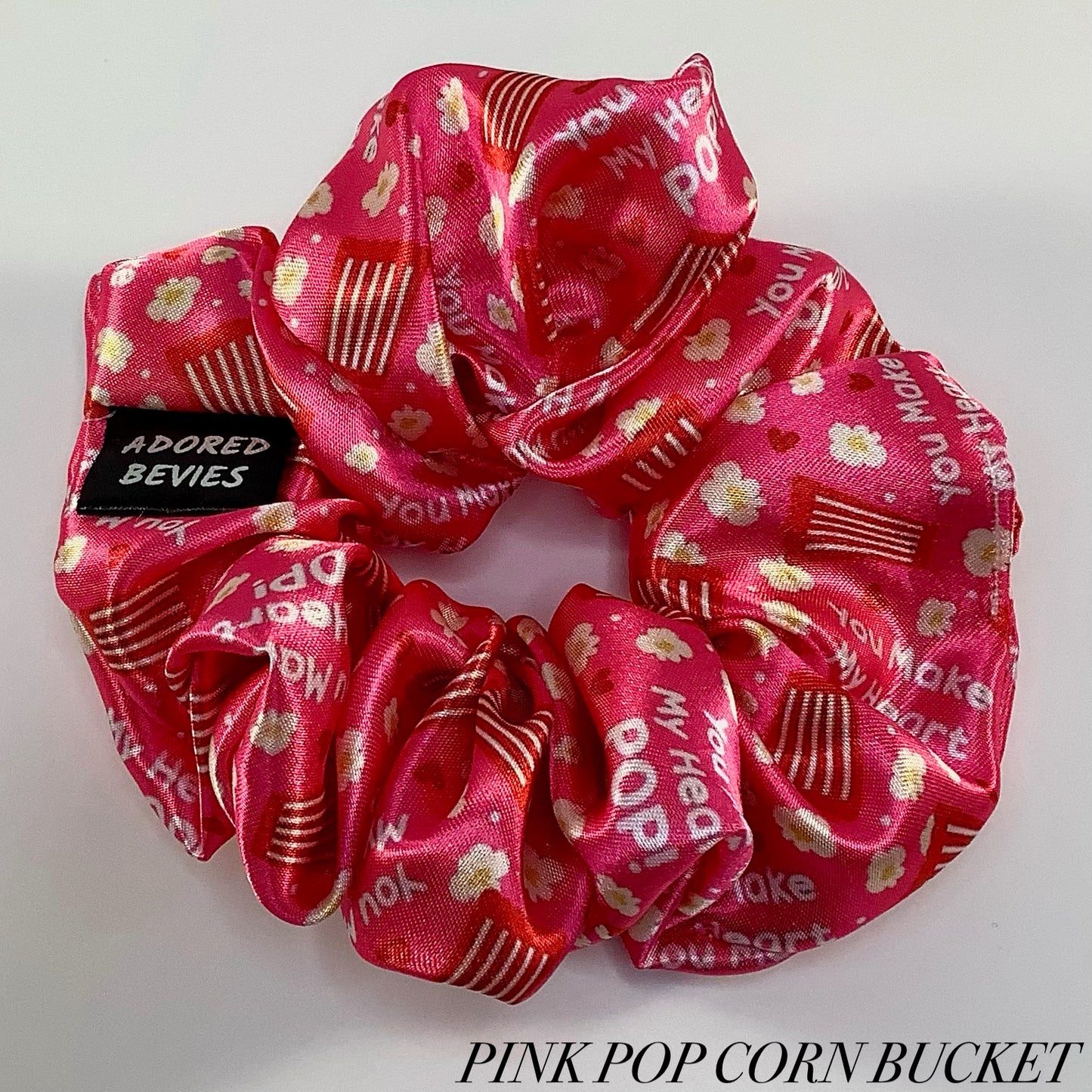 Movie Theater Popcorn Bucket Hero Scrunchie