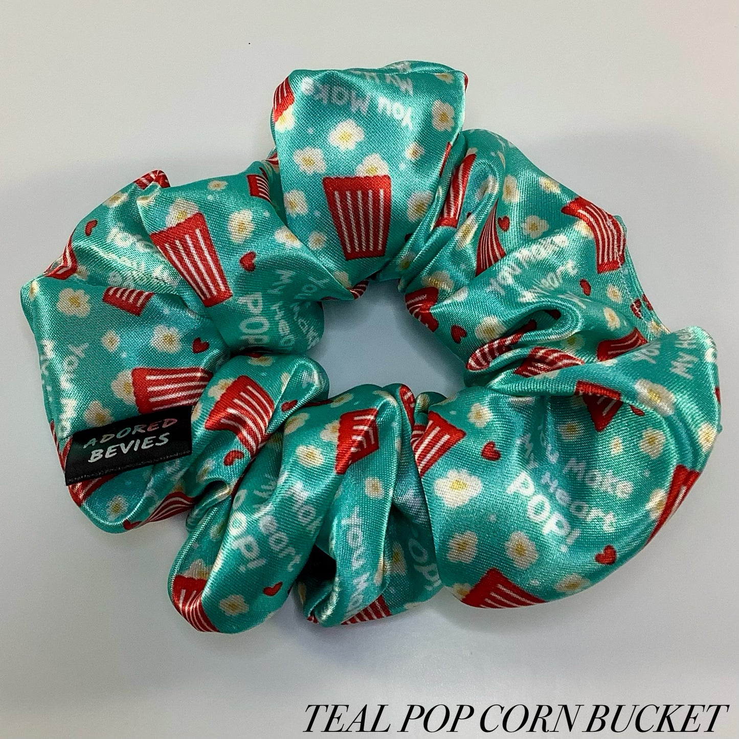 Movie Theater Popcorn Bucket Hero Scrunchie