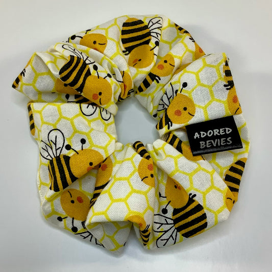 Bees In Meadow Hero Scrunchie