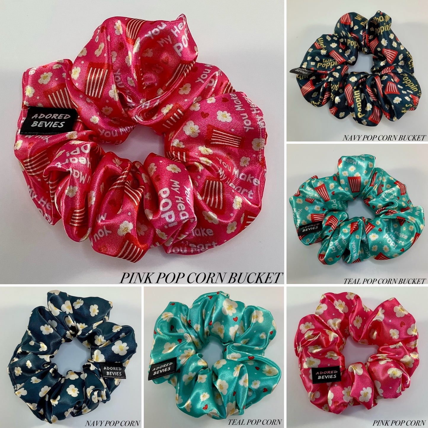 Movie Theater Popcorn Hero Scrunchie