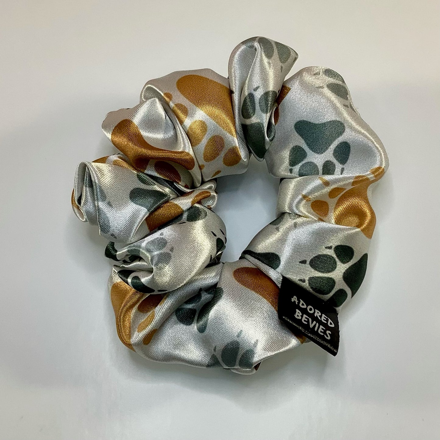 Scythia Brown&Silver Hero Scrunchie